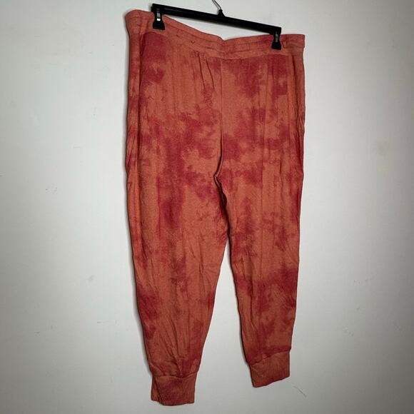 Market & Spruce Tie Dye Jogger Pants Coral Pull-On Women’s 2X NWT - Picture 6 of 9